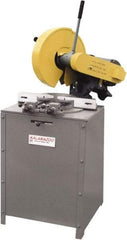 Kalamazoo - 14" Blade Diam, 1" Arbor Hole, Miter Chop & Cutoff Saw - 1,300 RPM, 5 hp, 220/440 Volts, 3 Phase - Best Tool & Supply