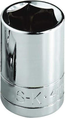 SK - 1-5/16", 1/2" Drive, Standard Hand Socket - 6 Points, Steel, Chrome Finish - Best Tool & Supply