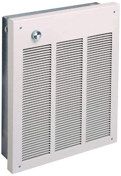 Marley - 208 Volt, 4,000 Watt, 11.1 Amps, 100 CFM, 13,650 Max BTU, Fan Forced Wall Heater - 15-3/4 Wide x 1-3/8 Deep x 19-1/8 High - Best Tool & Supply