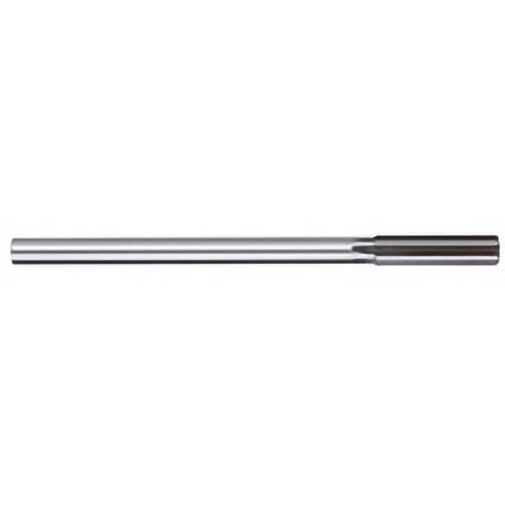 Chucking Reamer: 5/32″ Dia, 4″ OAL, 1″ Flute Length, Straight Shank, High Speed Steel 4 Flute