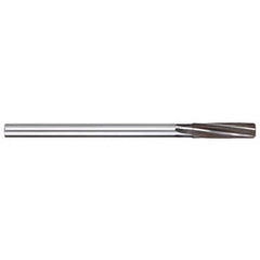 Chucking Reamer: 0.2559″ Dia, 6″ OAL, 1-1/2″ Flute Length, Straight Shank, Cobalt 6 Flute