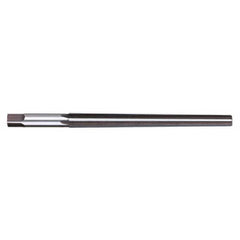 Titan USA - Taper Pin Reamers; Taper Pin Size (Number): #7/0 (Wire); Small End Diameter (Decimal Inch): 0.0497 ; Reamer Diameter (Decimal Inch): 0.0666 ; Flute Type: Straight ; Shank Type: Straight ; Overall Length (Inch): 1-13/16 - Exact Industrial Supply