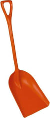 Remco - 17-1/8" High Square Plastic Shovel - 27" Long D-Grip Handle - Best Tool & Supply