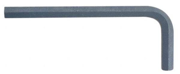 Bondhus - 4mm Hex, Short Arm, Hex Key - 3-21/32" OAL, Protanium High Torque Steel, Metric System of Measurement - Best Tool & Supply