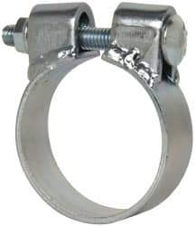 Made in USA - 2.67" ID, Steel Zinc Plated BCE Band Style Clamp - 0.12" Thick, 2-1/2" Hose - Best Tool & Supply