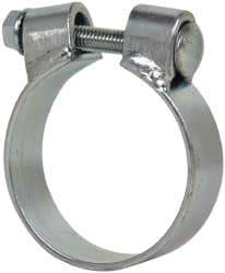 Made in USA - 2.92" ID, Steel Zinc Plated BCE Band Style Clamp - 0.12" Thick, 2-3/4" Hose - Best Tool & Supply