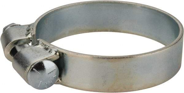 Made in USA - 3.92" ID, Steel Zinc Plated BCE Band Style Clamp - 0.12" Thick, 3-7/8" Hose - Best Tool & Supply