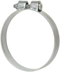 Made in USA - 6.17" ID, Steel Zinc Plated BCE Band Style Clamp - 0.12" Thick, 6" Hose - Best Tool & Supply