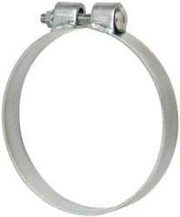 Made in USA - 6.17" ID, Steel Zinc Plated BCE Band Style Clamp - 0.12" Thick, 6" Hose - Best Tool & Supply