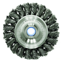 ‎3″ Standard Twist Knot Wire Wheel, .014″ Steel Fill, 1/2″-3/8″ Arbor Hole, Retail Pack - Best Tool & Supply