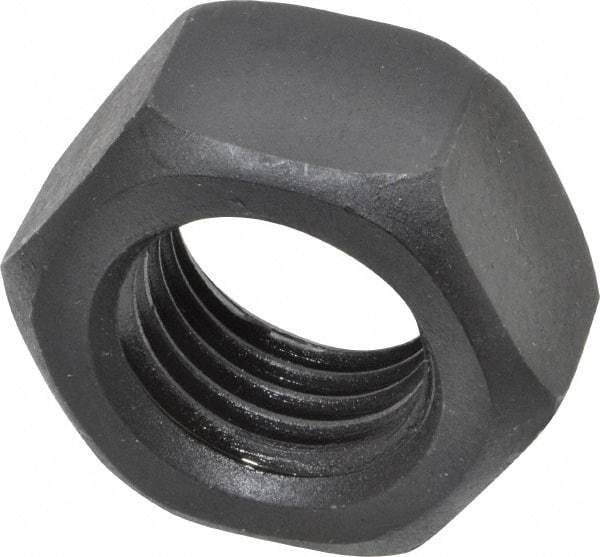 Value Collection - M30x3.50 Steel Right Hand Hex Nut - 46mm Across Flats, 24mm High, Uncoated - Best Tool & Supply