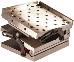 Suburban Tool - 12" Long x 8" Wide x 4-3/16" High, Compound Precision Steel Sine Plate - Square to within 0.0003", 0.0002 (C1), 0.0002 (C2)" Tolerance, 3/8-16 Hole - Best Tool & Supply