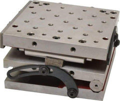 Suburban Tool - 6" Long x 6" Wide x 3-1/8" High, Compound Precision Steel Sine Plate - Square to within 0.0002", 0.0002 (C1), 0.0002 (C2)" Tolerance, 1/4-20 Hole - Best Tool & Supply