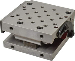 Suburban Tool - 4" Long x 4" Wide x 2" High, Precision Steel Sine Plate - Square to within 0.0002", 0.0002" Tolerance, 3/8-16 Hole - Best Tool & Supply