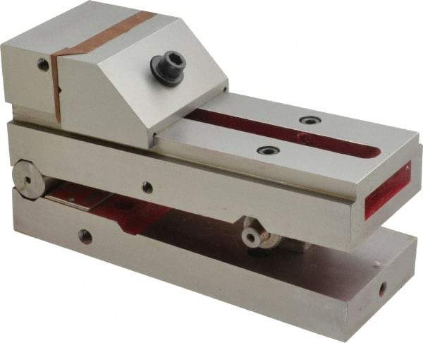 Suburban Tool - 3" Jaw Width x 1-5/16" Jaw Height, 4-3/4" Jaw Capacity, Steel, Sine Vise - 7-1/2" OAL x 3" Overall Width x 3-5/8" Overall Height, Square to within 0.0002", Parallel to within 0.0002" - Best Tool & Supply