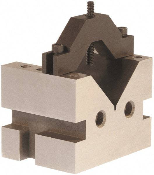 Suburban Tool - 1-5/8" Max Capacity, 90° Angle, Hardened Steel V-Block - 2-1/2" Long x 2-1/2" Wide x 2" High, Sold as Matched Pair - Best Tool & Supply