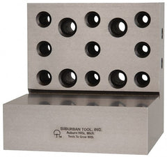 Suburban Tool - 4" Wide x 4" Deep x 4" High Steel Precision-Ground Angle Plate - Best Tool & Supply