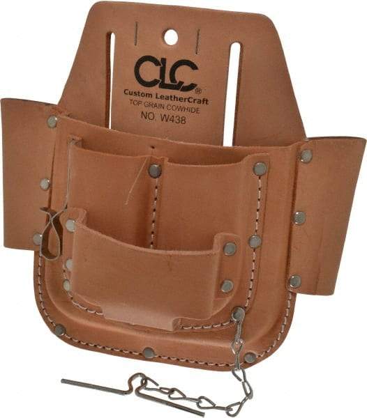 CLC - 6 Pocket General Purpose Holster - Leather, Natural - Best Tool & Supply