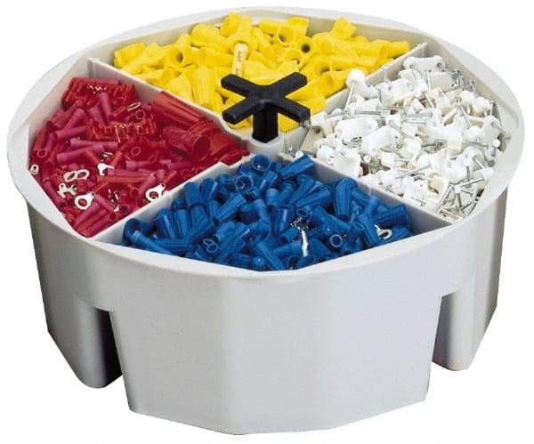 CLC - White Plastic Bucket Organizer - 2-1/2" High - Best Tool & Supply