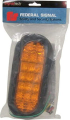 Federal Signal Emergency - Class I Joules, 71 Quad FPM, Grommet Mount Emergency LED Lighting Assembly - Powered by 12 to 24 Volts, Amber - Best Tool & Supply
