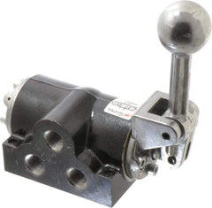 ARO/Ingersoll-Rand - 3/8" NPT Manual Mechanical Valve - 4-Way, 3 Position, Spring Return, 2.3 CV Rate - Best Tool & Supply