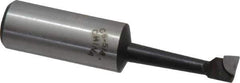 Interstate - 5/16" Min Bore Diam, 1-1/2" Max Bore Depth, 5/8 Shank Diam, Boring Bar - Right Hand Cut, Carbide-Tipped, Bright Finish - Exact Industrial Supply