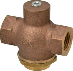 Kingston - 1/2" Brass Check Valve - Inline, FNPT x FNPT, 400 WOG - Best Tool & Supply