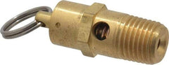 Kingston - 1/4" Inlet, ASME Safety Relief Valve - 150 Max psi, Brass - Best Tool & Supply