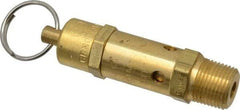 Kingston - 3/8" Inlet, ASME Safety Relief Valve - 200 Max psi, Brass - Best Tool & Supply