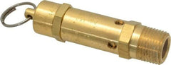 Kingston - 1/2" Inlet, ASME Safety Relief Valve - 150 Max psi, Brass - Best Tool & Supply