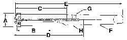 Allied Machine and Engineering - Series 2.5, 1-3/16 to 1-3/8" Diam, 4MT Taper Shank, Helical Flute Spade Drill - 7-3/8" Max Depth, 10-37/64" Body Length, 15-1/16" OAL, Standard Length, Through Coolant - Best Tool & Supply