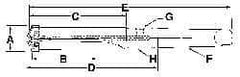 Allied Machine and Engineering - Series 2.5, 1-3/16 to 1-3/8" Diam, 4MT Taper Shank, Helical Flute Spade Drill - 7-3/8" Max Depth, 10-37/64" Body Length, 15-1/16" OAL, Standard Length, Through Coolant - Best Tool & Supply