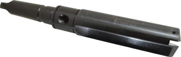 Allied Machine and Engineering - Series 5, 2-1/2 to 3-1/2" Diam, 5MT Taper Shank, Straight Flute Spade Drill - 6-3/4" Max Depth, 11-5/16" Body Length, 16-15/16" OAL, Short Length, Through Coolant - Best Tool & Supply