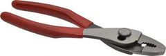 Proto - 6-11/16" OAL, 1-15/16" Jaw Length x 1-1/16" Jaw Width, Long Nose Wire Cutter Pliers - Standard Jaw, Thin Nose Head, Plastisol Handles - Best Tool & Supply