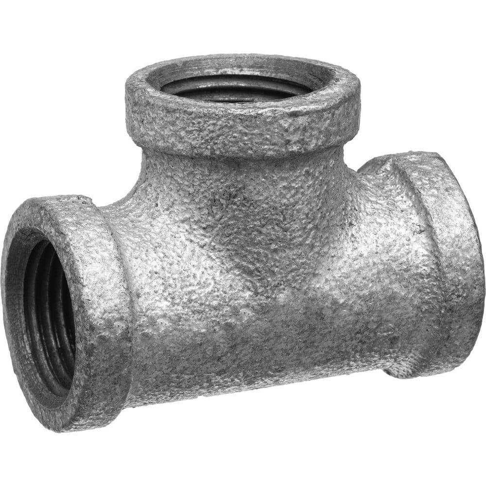 Galvanized Pipe Fittings; Material: Galvanized Malleable Iron; Fitting Shape: Tee; Thread Standard: BSPT; End Connection: Threaded; Class: 150; Lead Free: Yes; Standards: ASTM A197; BS EN 1562