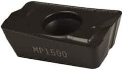 Seco - APMX160408 ME11 Grade MP1500 Carbide Milling Insert - TiCN/Al2O3 Finish, 0.223" Thick, 0.031" Corner Radius - Best Tool & Supply