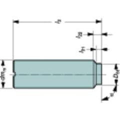 AE16-A16-SS-045 Milling Cutters With Exchangeable Solid Cutting Head - Best Tool & Supply