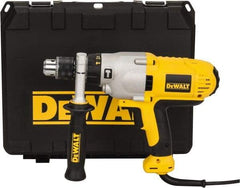 DeWALT - 120 Volt 1/2" Keyed Chuck Electric Hammer Drill - 0 to 56,000 BPM, 0 to 1,200 & 0 to 3,500 RPM, Reversible - Best Tool & Supply