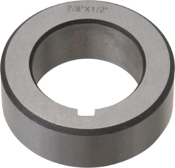 Interstate - 7/8" ID x 1-3/8" OD, Alloy Steel Machine Tool Arbor Spacer - 1/2" Thick - Exact Industrial Supply