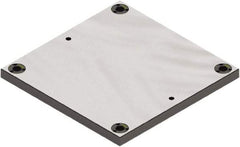 Jergens - 400mm Long x 400mm Wide Steel Fixture Plate - 1.13" Plate Thickness - Best Tool & Supply