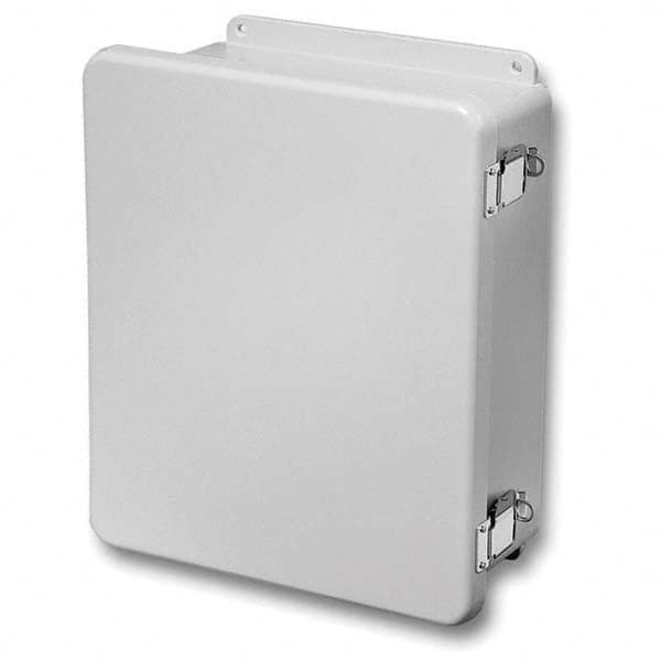 Wiegmann - NEMA 4X Fiberglass Standard Enclosure with Continuous Hinge Cover - Best Tool & Supply