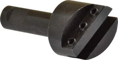 Interstate - 1-1/8" Head, 1/2" Shank Diam, 1 Bit Per Cutter, 1/4" Tool Bit, Fly Cutter - Straight Shank - Best Tool & Supply