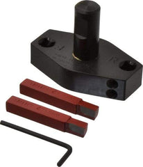 Flexbar - 3" Head, 3/4" Shank Diam, 2 Bits Per Cutter, 3/8" Tool Bit, Fly Cutter - Straight Shank, Bits Included - Best Tool & Supply