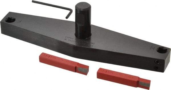 Flexbar - 8" Head, 3/4" Shank Diam, 2 Bits Per Cutter, 3/8" Tool Bit, Fly Cutter - Straight Shank, Bits Included - Best Tool & Supply