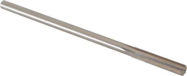 Made in USA - 0.3475" High Speed Steel 6 Flute Chucking Reamer - Straight Flute, 0.2792" Straight Shank, 1-1/2" Flute Length, 6" OAL - Best Tool & Supply