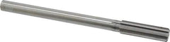 Made in USA - 0.753" High Speed Steel 8 Flute Chucking Reamer - Straight Flute, 5/8" Straight Shank, 2-1/2" Flute Length, 9-1/2" OAL - Best Tool & Supply