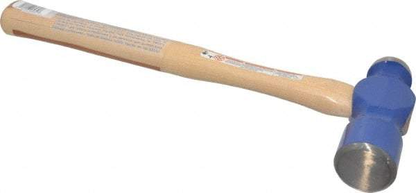 Vaughan Bushnell - 3 Lb Head Ball Pein Hammer - Hickory Handle, 16" OAL - Best Tool & Supply