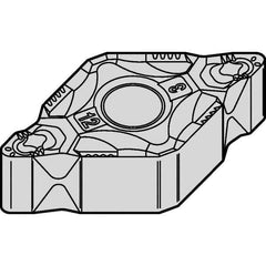 Kennametal - DNMG441 CT Grade KCP10 Carbide Turning Insert - TiCN/Al2O3 Finish, 55° Diamond, 1/2" Inscr Circle, 1/4" Thick, 1/64" Corner Radius - Best Tool & Supply