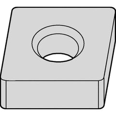 Kennametal - CNMA431 NONE Grade KCK05B Carbide Turning Insert - TiOCN Finish, 80° Diamond, 1/2" Inscr Circle, 3/16" Thick, 1/64" Corner Radius - Best Tool & Supply