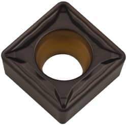 Kennametal - SCMT433 FP Grade KCP25 Carbide Turning Insert - TiCN/Al2O3 Finish, 90° Square, 1/2" Inscr Circle, 3/16" Thick, 3/64" Corner Radius - Best Tool & Supply